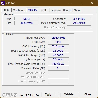 CPU-Z tab Mainboard