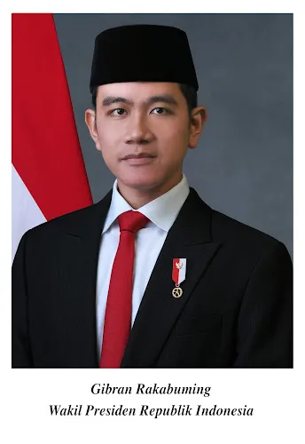 Foto Resmi Wakil Presiden Gibran Rakabuming